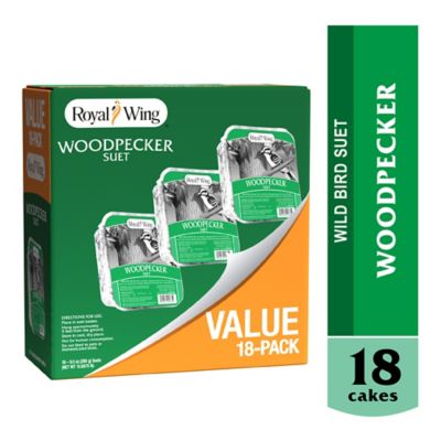 Royal Wing All-Season Woodpecker Suet Cakes, 9.5 oz., 18 ct.