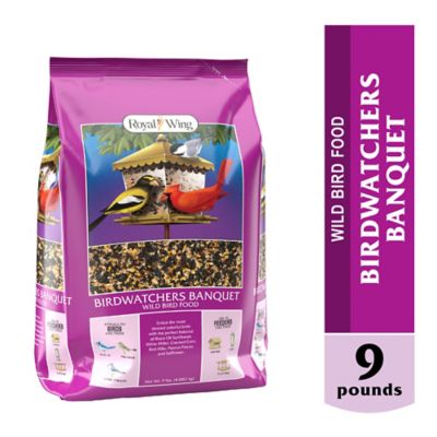 Royal Wing Birdwatchers Banquet Wild Bird Food, 9 lb.