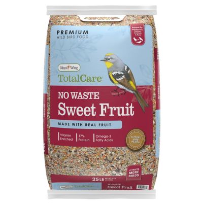 Royal Wing Total Care No Waste Blend with Fruit Wild Bird Food, 25 lb.