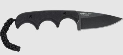 Image showing  2.16 in. Minimalist Drop-Point Knife, Black