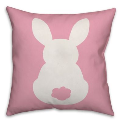 pink peep pillow