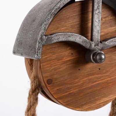 Image showing  Metal Pulley with Planter Buckets, 44.5 in.