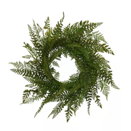 Gerson International Artificial Fern Wreath 26-in. Artificial Plants & Flowers