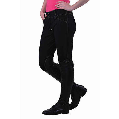 Bow and Arrow Equestrian Women Horse Riding Soft Stretch Knee Patch Breeches NEW