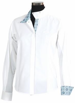 Equine Couture Unisex Kids' Kelsey Long-Sleeve Show Shirt