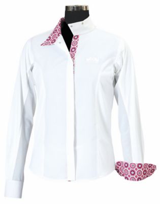 Equine Couture Unisex Kids' Kelsey Long-Sleeve Show Shirt