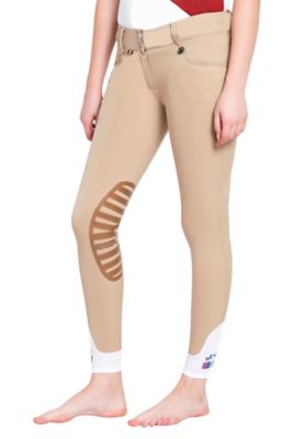 Equine Couture Women's Darsy Silicone Knee Patch Breeches