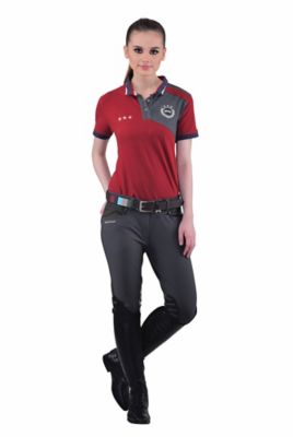 Equine Couture Women's Oslo Silicone Knee-Patch Breeches, Silicone Grip