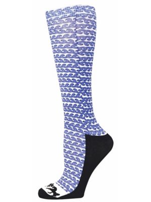 Equine Couture Women's Wave Padded Knee-High Boot Socks