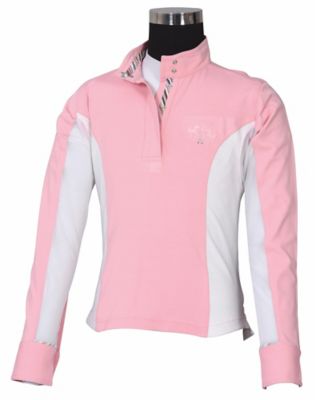 Image showing 0 th Equine Couture Unisex Kids' Cara Long-Sleeve Show Shirt