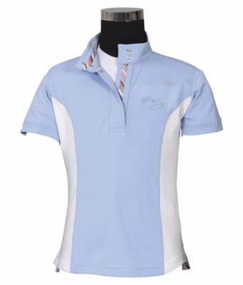 Equine Couture Unisex Kids' Cara Short-Sleeve Show Shirt