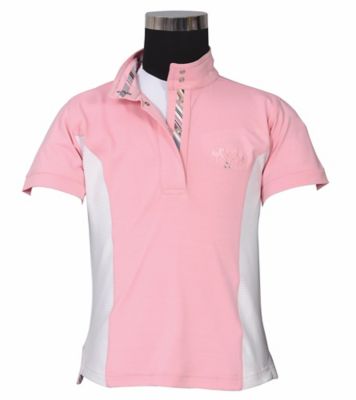 Equine Couture Unisex Kids' Cara Short-Sleeve Show Shirt
