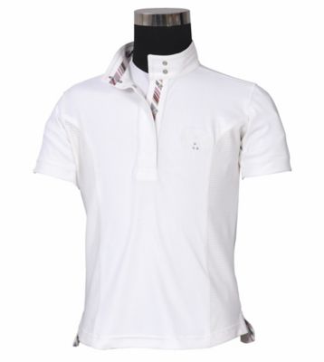 Image showing 0 th Equine Couture Unisex Kids' Cara Short-Sleeve Show Shirt