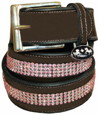 Equine Couture Women's Bling Leather Belt