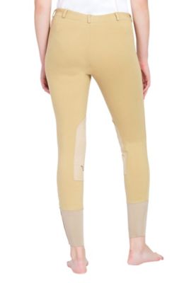 Image showing 3 th TuffRider Ladies' Pull-On Knee Patch Breeches, 10001
