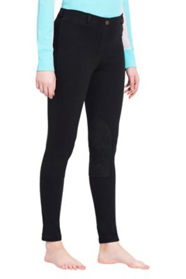 Image showing  Women's Plus-Size Cotton Pull-On Knee-Patch Breeches