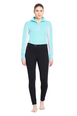 Image showing  Women's Plus-Size Cotton Pull-On Knee-Patch Breeches