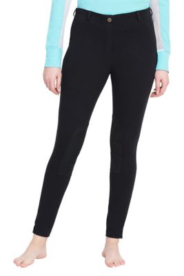 Image showing  Women's Plus-Size Cotton Pull-On Knee-Patch Breeches