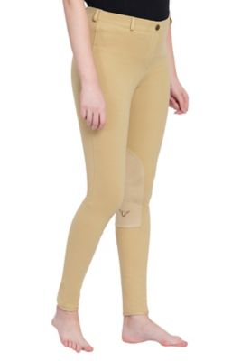 Image showing  Women's Plus-Size Cotton Pull-On Knee-Patch Breeches