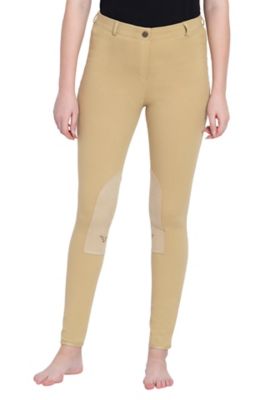 Image showing  Women's Plus-Size Cotton Pull-On Knee-Patch Breeches