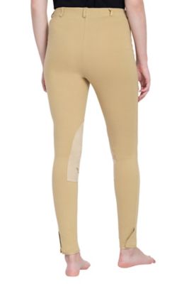 Image showing  Women's Plus-Size Cotton Pull-On Knee-Patch Breeches