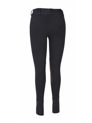 Image showing  Women's Cotton Low-Rise Wide Waistband Knee-Patch Breeches