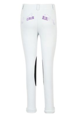 Image showing  Children's Cotton Embroidered Pull-On Jodhpurs