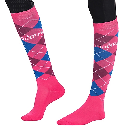 TuffRider Women's Argyle Knee-High Boot Socks