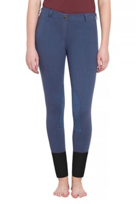 TuffRider Women's Starter Low-Rise Pull-On Knee-Patch Breeches