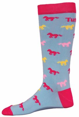 TuffRider Neon Pony Kids Socks, 100781
