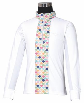 TuffRider Unisex Kids' Iris EquiCool Riding Shirt