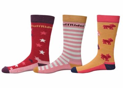 TuffRider Unisex Kids' Philip Socks, 3 Pairs