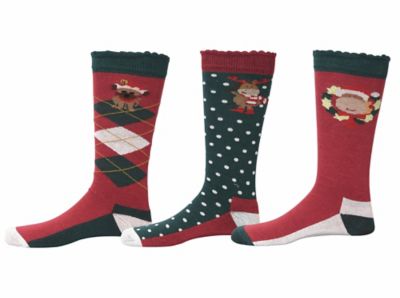 TuffRider Unisex Kids' Holly Socks, 3 Pair