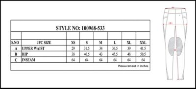 Image showing 5 th TuffRider Women's Minerva EquiCool Riding Tights