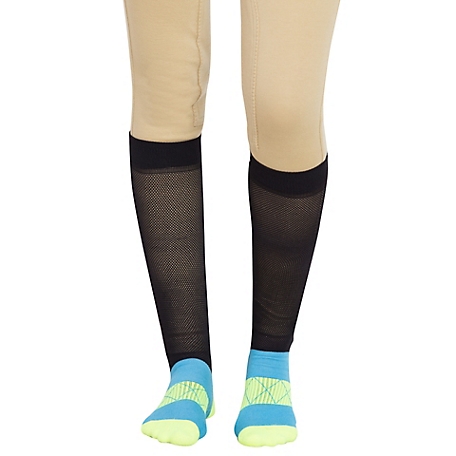 TuffRider Women's EquiCool Ventilated Riding Socks, Sky Blue