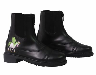 TuffRider Kids' Unicorn Starter Front Zip Paddock Riding Boots