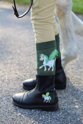 Image showing  Kids' Unicorn Starter Front Zip Paddock Riding Boots