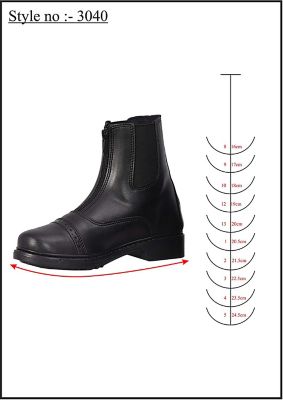Image showing 2 th TuffRider Girls' Starter Front Zip Paddock Riding Boots
