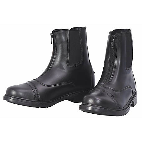 Tuffrider Starter Lite Zip Paddock Riding Boots Durable Synthetic Leather 