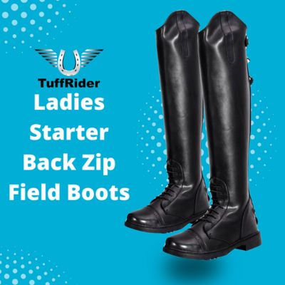 Image showing  Women's Starter Synthetic Leather Back-Zip Field Boots