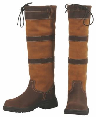 ladies waterproof leather country boots