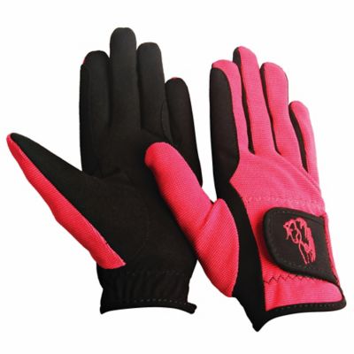 TuffRider Unisex Kids' Performance Riding Gloves, 1-Pair