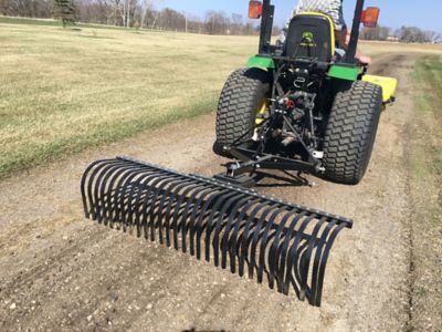 Image showing  5 ft. 3-Point Landscape Rake