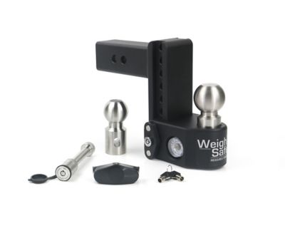Image showing  Steel Adjustable Drop Hitch - 6 in.Drop & 2.5 in. Shank w/Hitch Pin Lock