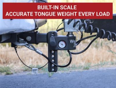 Image showing  Steel Adjustable Drop Hitch - 6 in.Drop & 2.5 in. Shank w/Hitch Pin Lock