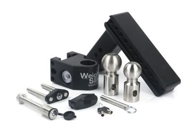 Image showing  Steel Adjustable Drop Hitch - 8 in. Drop & 2.5 in. Shank w/Hitch Pin Lock