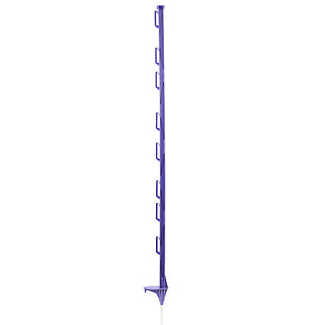 Fi-Shock 4 ft. Step-In Fence Post for Fence Wire and Polytape up to 2 in. W, Purple