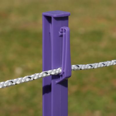 Image showing  4 ft. Step-In Fence Post for Fence Wire and Polytape Up to 2 in. W, Purple