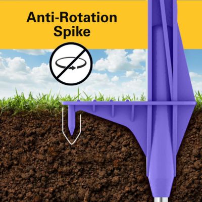 Image showing 8 th Fi-Shock 4 ft. Step-In Fence Post for Fence Wire and Polytape Up to 2 in. W, Purple