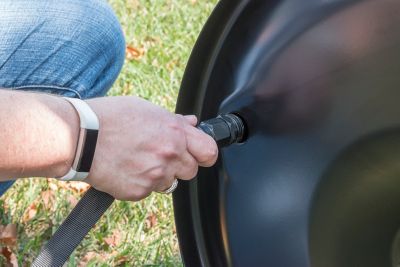 Image showing  24 in. x 60 in. Steel Lawn Roller, 1,120 lb. Capacity